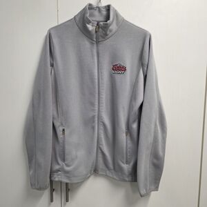 Coors Light Gray Fleece Jacket for Men